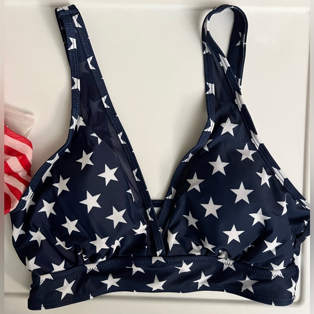 American Flag Patriotic Star Stripe Bikini Set - Picture 2 of 13